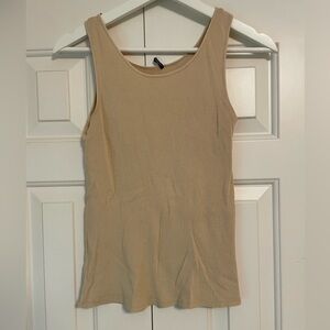Tan Tank Top Made in France